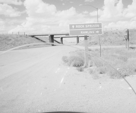 Near Rawlins WY