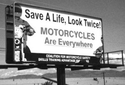 Motorcycle Awareness Billboard